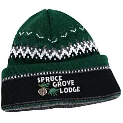 Chevron Heavyweight Toque with Cuff