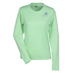 Boston Long Sleeve Training Tech Tee - Ladies' - Embroidered