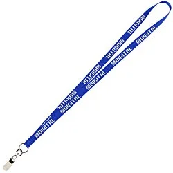 Value Lanyard - 1/2" - Metal Bulldog Clip