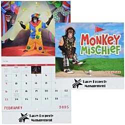 Monkey Mischief Appointment Calendar - Stapled