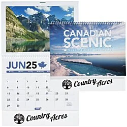 Canada Scenic Vistas Calendar with Pocket