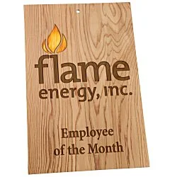 Indoor Wood Sign - Rect - 11" x 17"