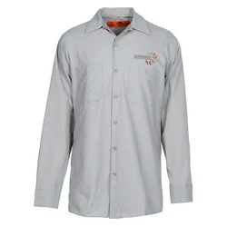 Red Kap Industrial Long Sleeve Work Shirt