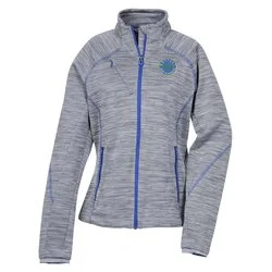 Melange Bonded Fleece Jacket - Ladies'