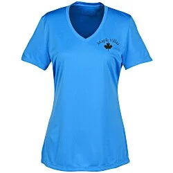 Pro Team Moisture Wicking V-Neck Tee - Ladies' - Screen