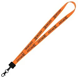 Smooth Nylon Lanyard - 3/4" - 32" - Metal Lobster Claw