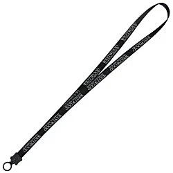 Smooth Nylon Lanyard - 1/2" - 32" - Plastic O-Ring