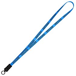 Smooth Nylon Lanyard - 1/2" - 32" - Snap Buckle Release