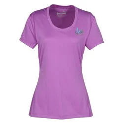 Popcorn Knit Performance Tee - Ladies' - Embroidered