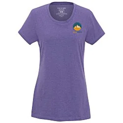 Bodie Heathered Blend Tee - Ladies' - Embroidered