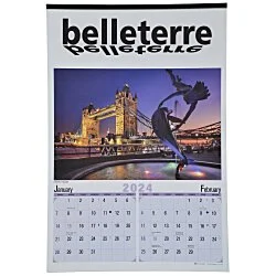 World Scenic 2 Month View Calendar