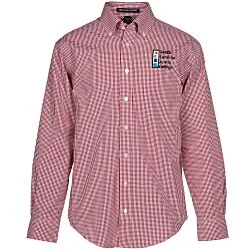 Crown Collection Gingham Check Shirt - Men's