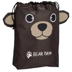 Paws and Claws Drawstring Gift Bag - Bear