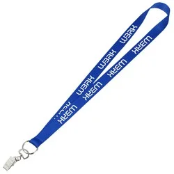 Value Lanyard - 3/4" - Metal Bulldog Clip