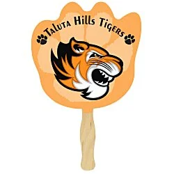 Hand Fan - Paw Print -  Full Colour