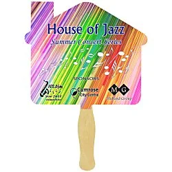 Hand Fan - House - Full Colour