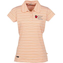 Princeton Micro Stripe Performance Cap Sleeve Polo - Ladies'