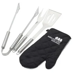 BBQ Tool and Mitt Set