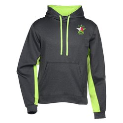 Game Day Colour Block Performance Hooded Sweatshirt - Embroidered