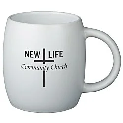 Barrel Mug - 18 oz. - White