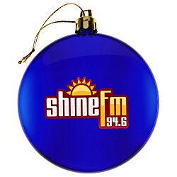 Flat Shatterproof Ornament - Translucent - Full Colour