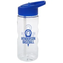 Clear Impact Mini Mountain Bottle with Flip Straw Lid - 22 oz.