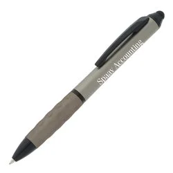 Tev Stylus Twist Pen - Metallic - Black