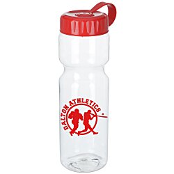 Clear Impact Olympian Sport Bottle with Tethered Lid - 28 oz.