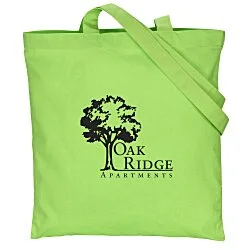 Cotton Sheeting Tote - 15" x 15"