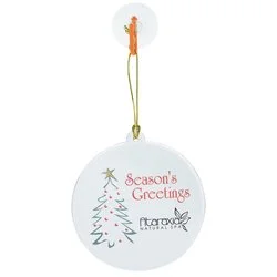 Sun Catcher Ornament - Season's Greetings