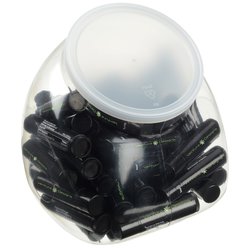 Non-SPF Black Tube Lip Balm Tub - 50-Pieces