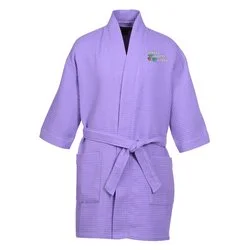 Waffle Weave Thigh Length Robe - Colours