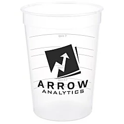 Translucent Stadium Cup with Measurements - 12 oz.