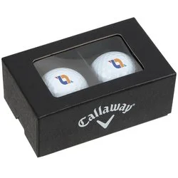 Callaway 2 Ball Business Card Box - Chrome Soft