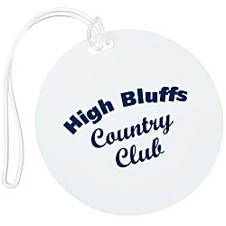 Round Golf Bag Tag