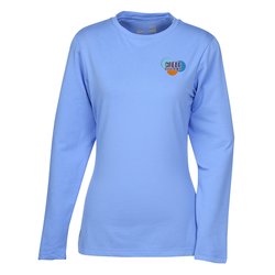 London Performance Blend Long Sleeve Stretch Tee - Ladies' - Embroidered