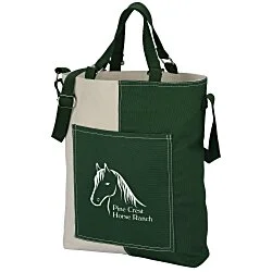 Dual Colour Cotton Tote - Closeout
