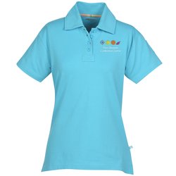 Ringspun Combed Cotton Jersey Polo - Ladies'