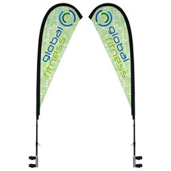 Deluxe 10' Event Tent - Sail Sign Banner Kit - Two Sided