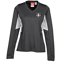 Excel Performance Long Sleeve Warm Up Shirt - Ladies' - Screen
