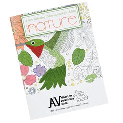 Stress Relieving Adult Colouring Book - Nature