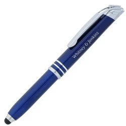 Zentrio Stylus Metal Pen with Flashlight