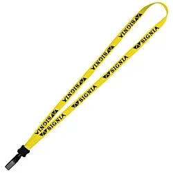 Lanyard - 5/8" - 32" - Plastic Bulldog Clip