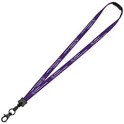 Lanyard with Neck Clasp - 5/8" - 32" - Large Metal Lobster Claw