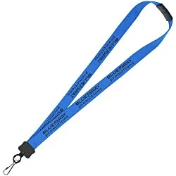 Lanyard with Neck Clasp - 7/8" - 32" - Metal Swivel Snap Hook