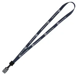 Big Lanyard - 7/8" - 36" - Large Metal Bulldog Clip