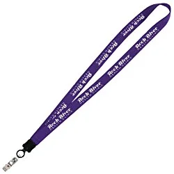 Big Lanyard - 7/8" - 36" - Snap with Metal Bulldog Clip