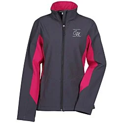 Crossland Colourblock Soft Shell Jacket - Ladies'