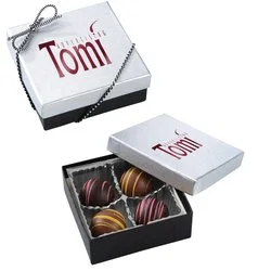 Truffles - 4-Pieces - Silver Box