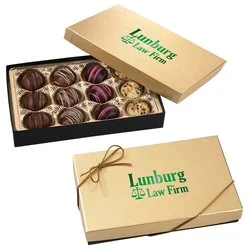 Truffles - 12-Pieces - Gold Box